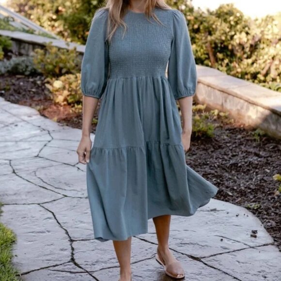 Neuflora Waterford Dress M Blue - Picture 9 of 9